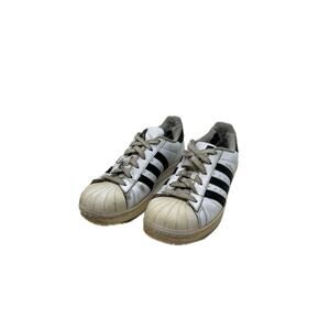 adidas Superstar White Black Womans Size 7